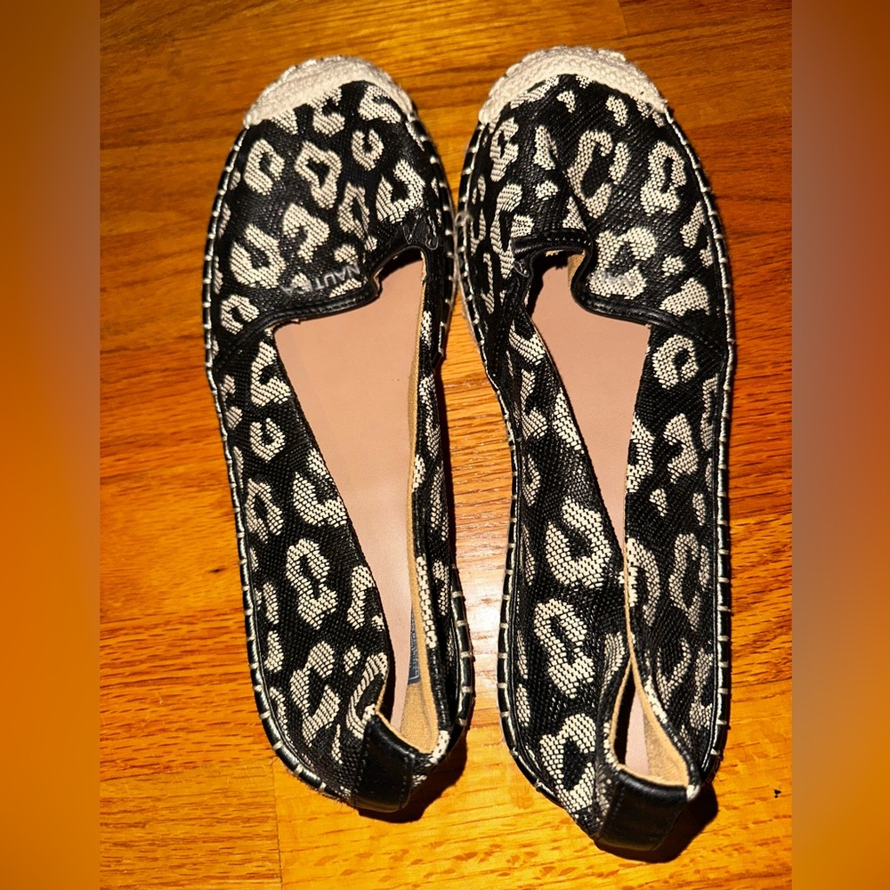 Nautica Style Jett Leopard Print Espadrilles Womens Size 10